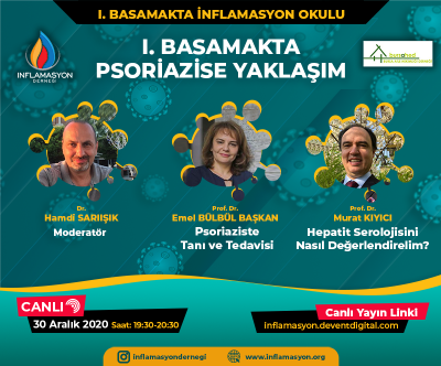 I.BASAMAKTA İNFLAMASYON OKULU – PSORİAZİSE YAKLAŞIM